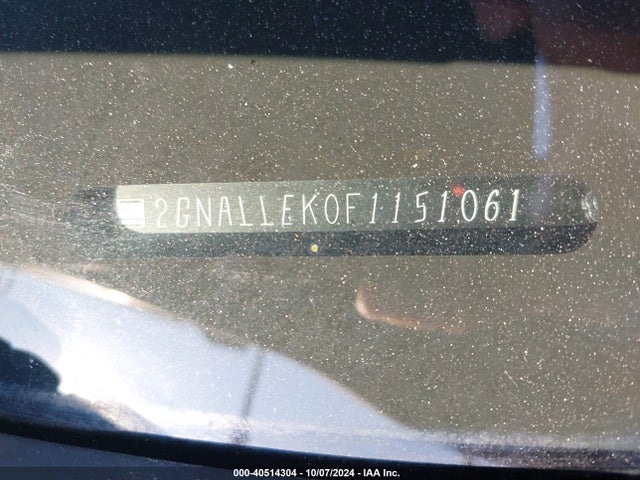 Chevrolet Equinox L 2015 2GNALLEK0F1151061 Image 9