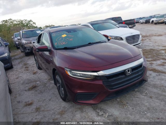 2019 HONDA INSIGHT 19XZE4F58KE012426