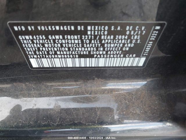 3VW4T7AU8HM065610 Volkswagen Golf Gti Autobahn 4-door/s 4-door/se 4-door/sport 4-door
