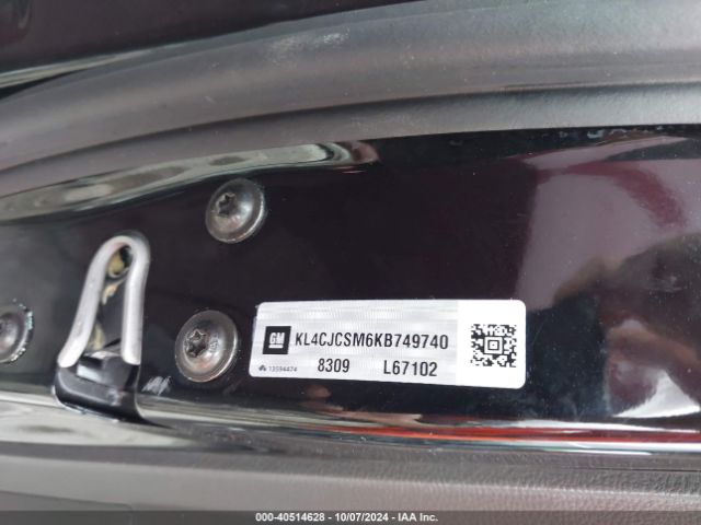 KL4CJCSM6KB749740 Buick Encore Fwd Essence