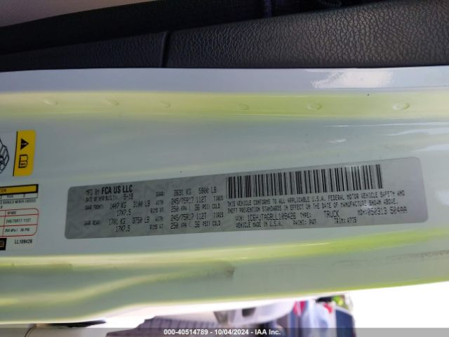 1C6HJTAG8LL109426 Jeep Gladiator Sport S 4x4
