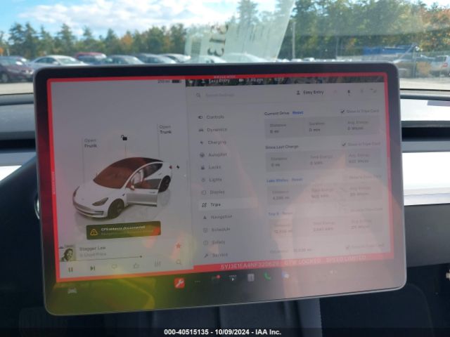 5YJ3E1EA4NF320629 Tesla Model 3 Rear-wheel Drive