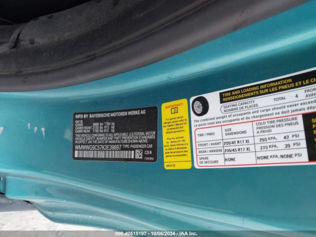 WMWWG9C57K3E39697 Mini Convertible Cooper S