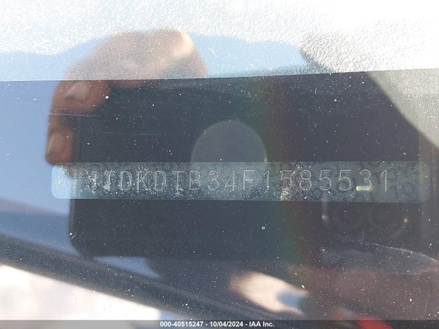 JTDKDTB34F1585531 Toyota Prius C Two