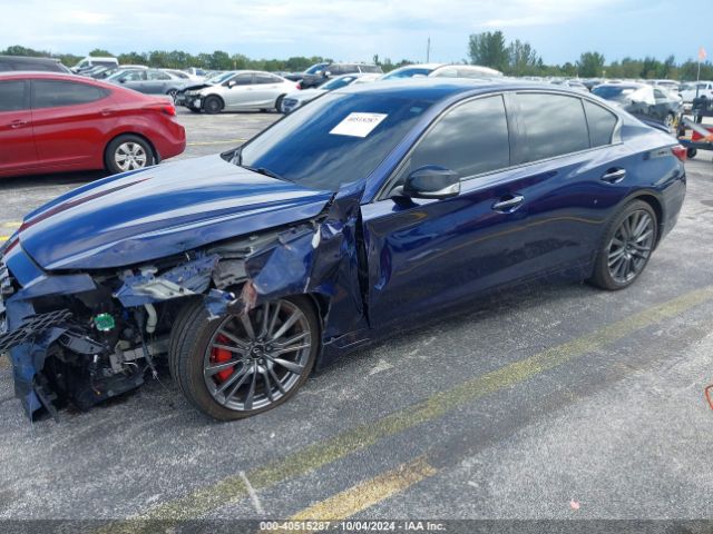 JN1FV7AP8LM630543 Infiniti Q50 Red Sport 400