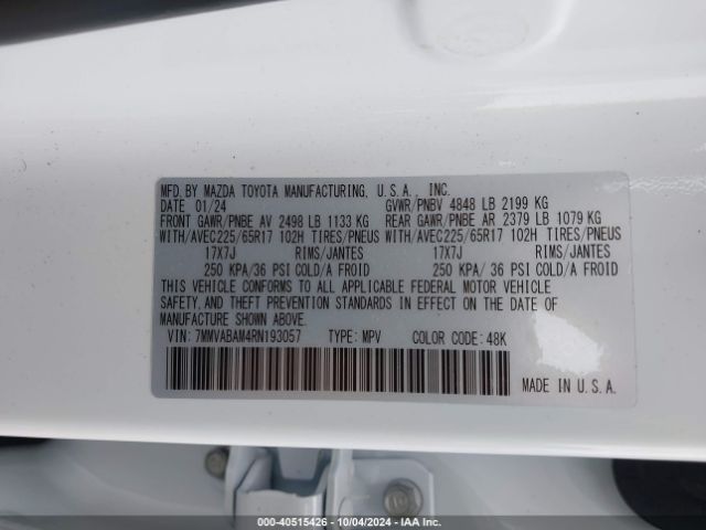 7MMVABAM4RN193057 Mazda Cx-50 2.5 S Select