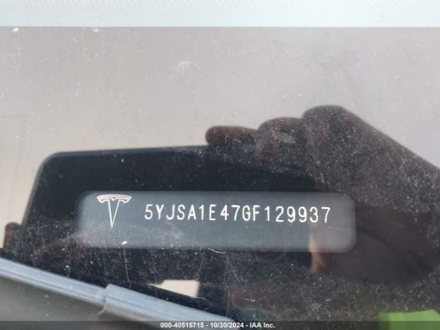 2016 TESLA MODEL S 5YJSA1E47GF129937 Photo 8