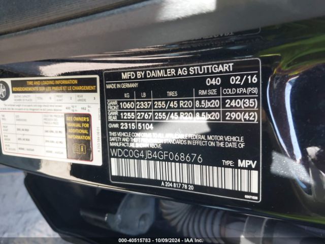 WDC0G4JB4GF068676 Mercedes-Benz GLC 300