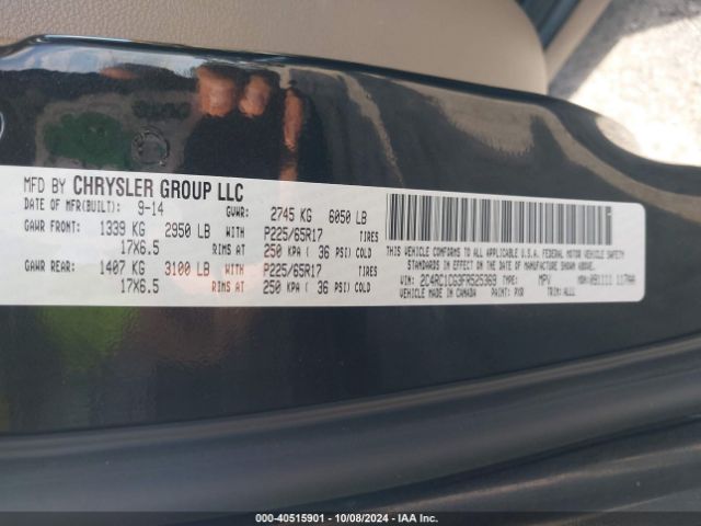 2C4RC1CG3FR525369 Chrysler Town & Country Touring-l