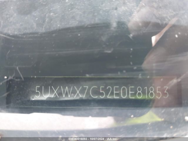 5UXWX7C52E0E81853 BMW X3 Xdrive35i