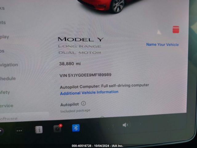 5YJYGDEE9MF189989 Tesla Model Y Long Range Dual Motor All-wheel Drive