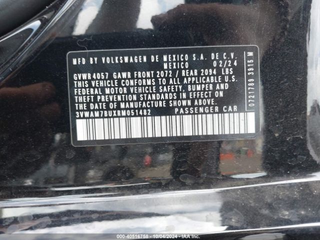 3VWAM7BUXRM051482 Volkswagen Jetta 1.5t Sport