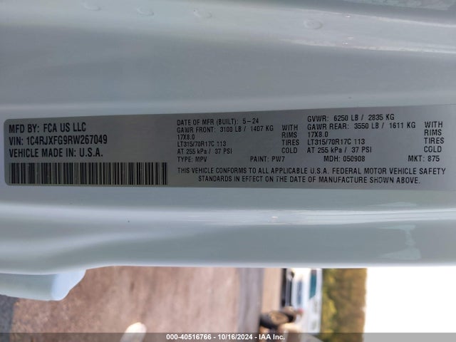 1C4RJXFG9RW267049 Jeep Wrangler 4-door Rubicon 4x4