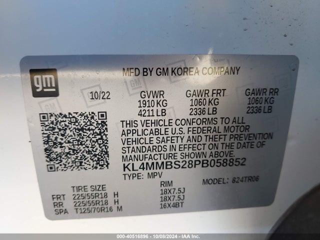 KL4MMBS28PB058852 Buick Encore Gx Preferred Fwd