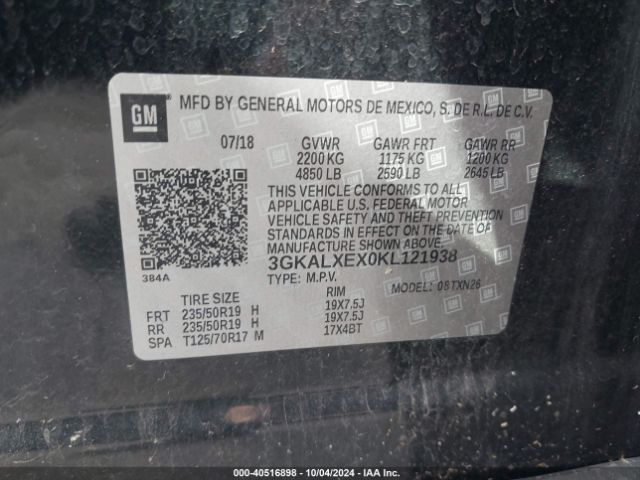 3GKALXEX0KL121938 GMC Terrain Denali