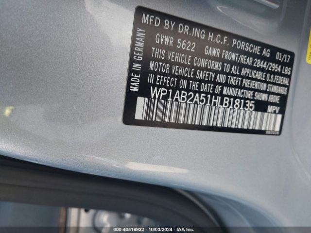WP1AB2A51HLB18135 Porsche MACAN S