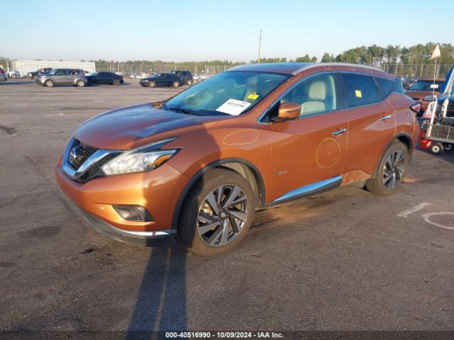 5N1CZ2MG4GN111441 Nissan Murano Hybrid Platinum