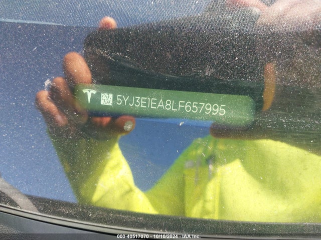 2020 TESLA MODEL 3 5YJ3E1EA8LF657995 Photo 8