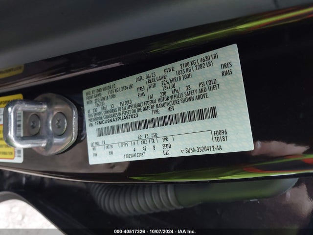Ford Escape St-line Select 2023 1FMCU9NA3PUA97023 Image 9