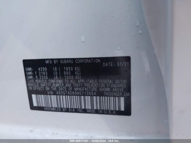 4S3GTAD66M3710664 Subaru Impreza Premium 5-door