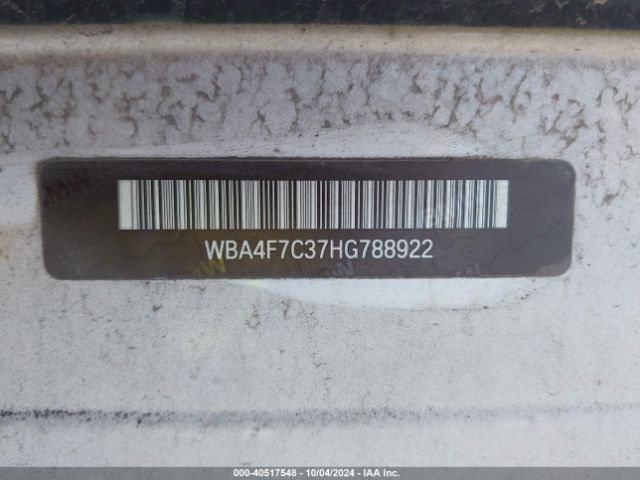 2017 BMW 430I GRAN COUPE WBA4F7C37HG788922 Photo 8