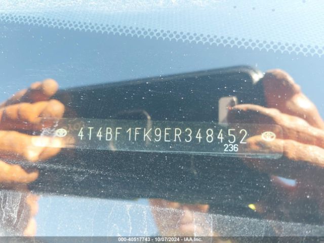 4T4BF1FK9ER348452 Toyota CAMRY L