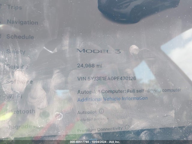 2023 TESLA MODEL 3 5YJ3E1EA0PF470126 Photo 6