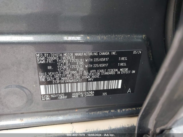 Toyota Rav4 Xle 2024 2T3P1RFV4RW460452 Image 9