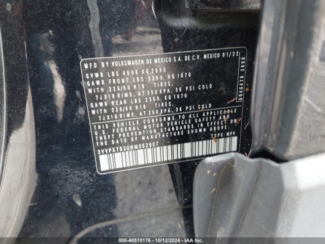 3VVPX7B20NM052607 Volkswagen Taos 1.5t Se