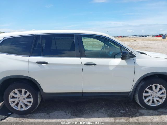 5FNYF6H14KB037042 Honda PILOT LX