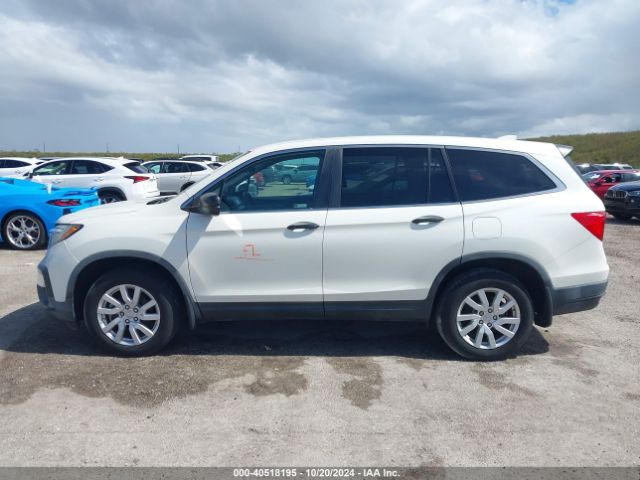 5FNYF6H14KB037042 Honda PILOT LX