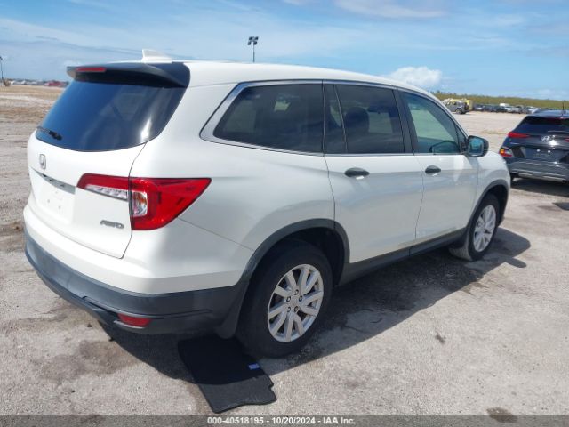 5FNYF6H14KB037042 Honda PILOT LX