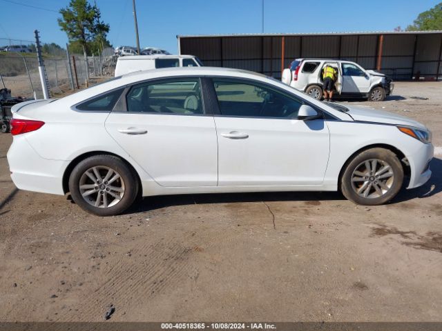 5NPE24AF5GH295653 Hyundai SONATA SE