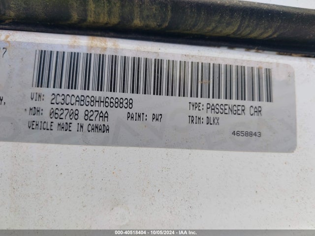 2C3CCABG8HH668838 Chrysler 300 300s Alloy Edition