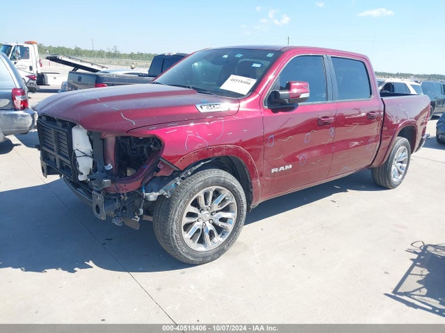 1C6SRFJT9NN390219 RAM 1500 Laramie  4x4 5'7 Box