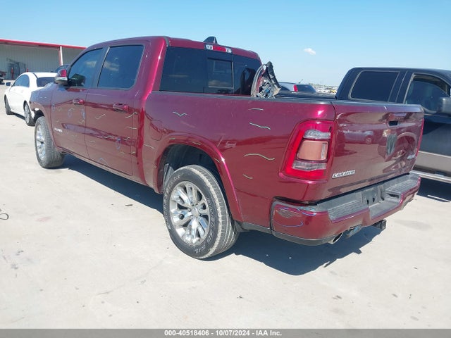 1C6SRFJT9NN390219 RAM 1500 Laramie  4x4 5'7 Box