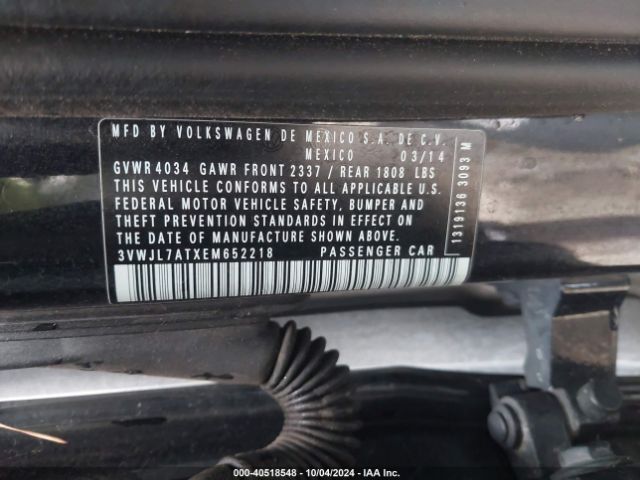 3VWJL7ATXEM652218 Volkswagen Beetle 2.0l Tdi
