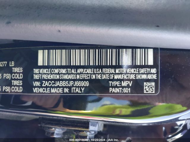 ZACCJABB5JPJ66909 Jeep Renegade Latitude Fwd