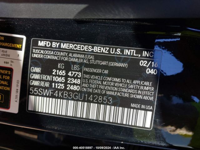 55SWF4KB3GU142853 Mercedes-Benz C 300 4matic/luxury 4matic/sport 4matic