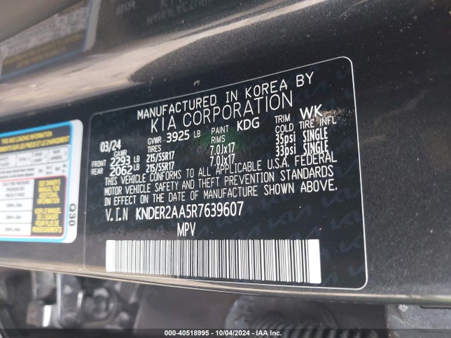 KIA SELTOS EX 2024 KNDER2AA5R7639607 Image 9