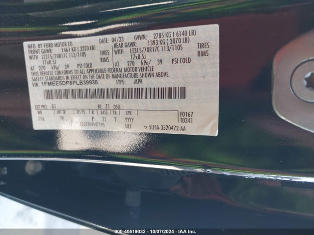 Ford Bronco Wildtrak 2023 1FMEE5DP8PLB39938 Image 9