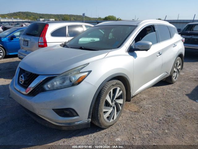 5N1AZ2MG6FN217539 Nissan Murano Platinum