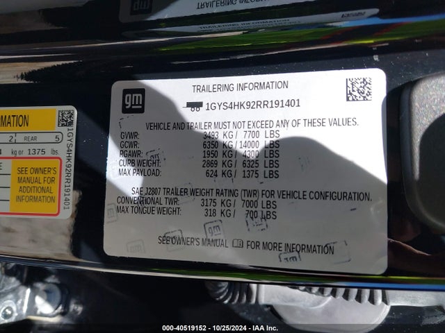 2024 CADILLAC ESCALADE 1GYS4HK92RR191401 Photo 8