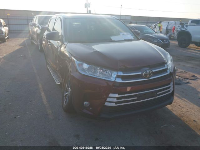5TDKZRFH4KS303721 Toyota Highlander Xle