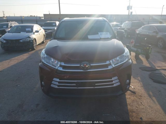 5TDKZRFH4KS303721 Toyota Highlander Xle