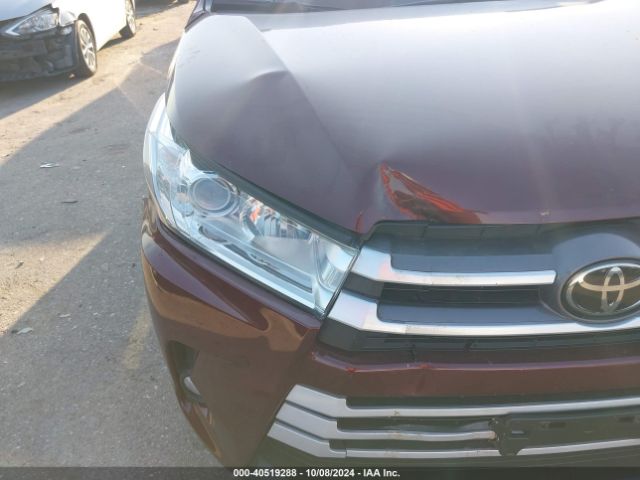 5TDKZRFH4KS303721 Toyota Highlander Xle