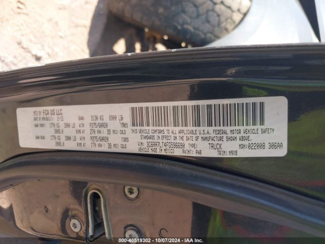 3C6RR7LT4FG596690 RAM 1500 Big Horn