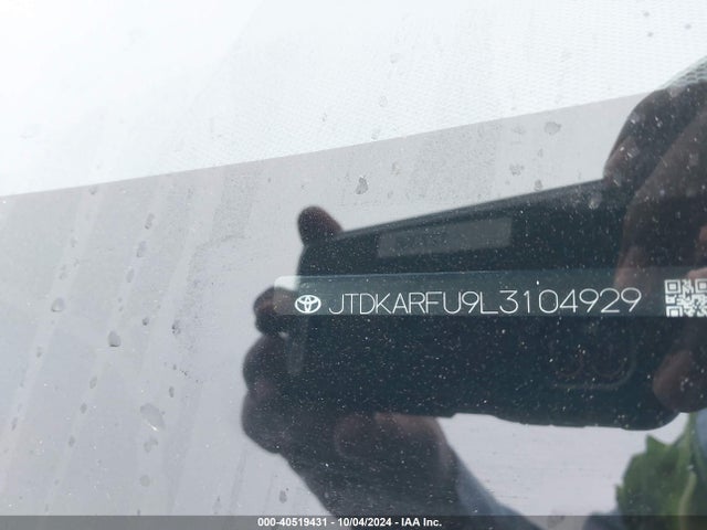 Toyota PRIUS XLE 2020 JTDKARFU9L3104929 Image 9