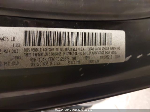 1C4NJCEA1FD126276 Jeep Compass High Altitude Edition