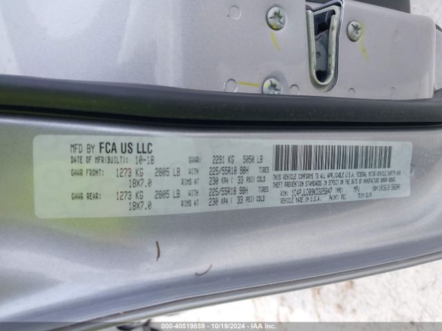 1C4PJLDB9KD325847 Jeep Cherokee Limited Fwd